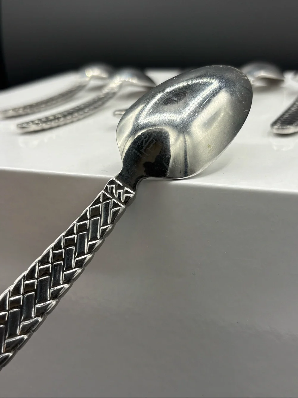 Ralph Lauren Equestrian Braid Stainless Teaspoon